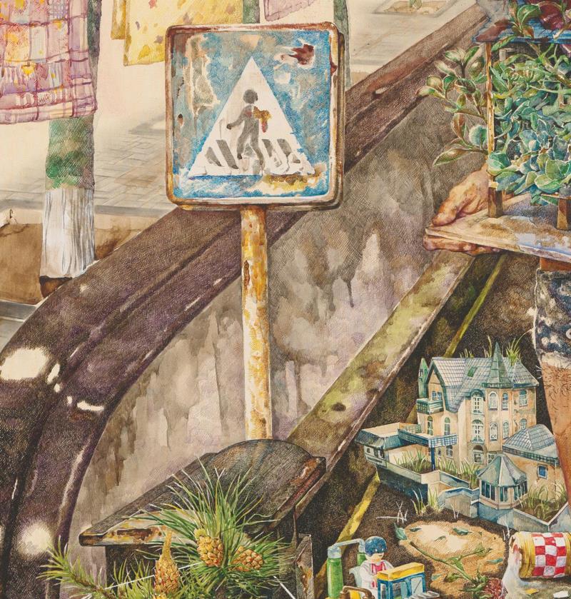 央美才女的钢笔素描画，精细到让人震惊又害怕~,钢笔,央美,才女,素描画,丙烯,铅笔,赵娜,素描,老虎,国度