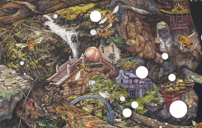 央美才女的钢笔素描画，精细到让人震惊又害怕~,钢笔,央美,才女,素描画,丙烯,铅笔,赵娜,素描,老虎,国度