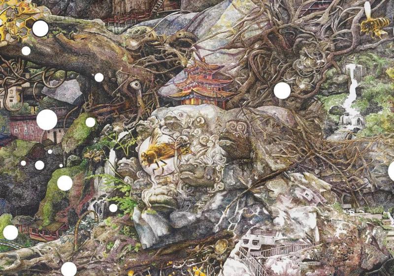 央美才女的钢笔素描画，精细到让人震惊又害怕~,钢笔,央美,才女,素描画,丙烯,铅笔,赵娜,素描,老虎,国度