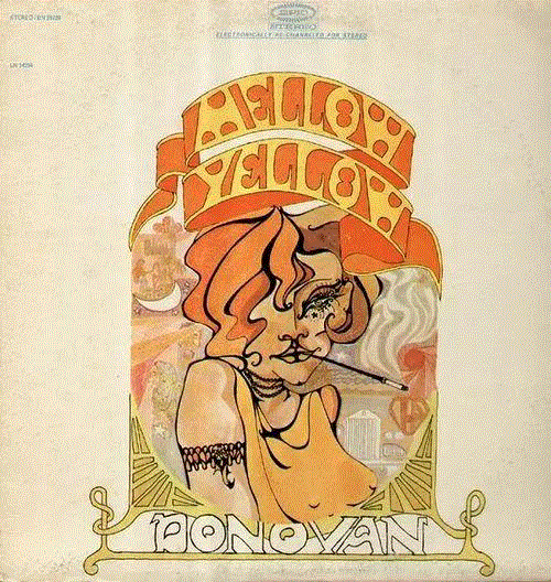 《香蕉皮》(Mellow Yellow)书籍封面。,迷幻艺术的缘起与几个重要节点,迷幻,缘起,封面,专辑,海瑟薇,钢琴,黄色,潜水艇,麦卡特尼,埃德尔曼