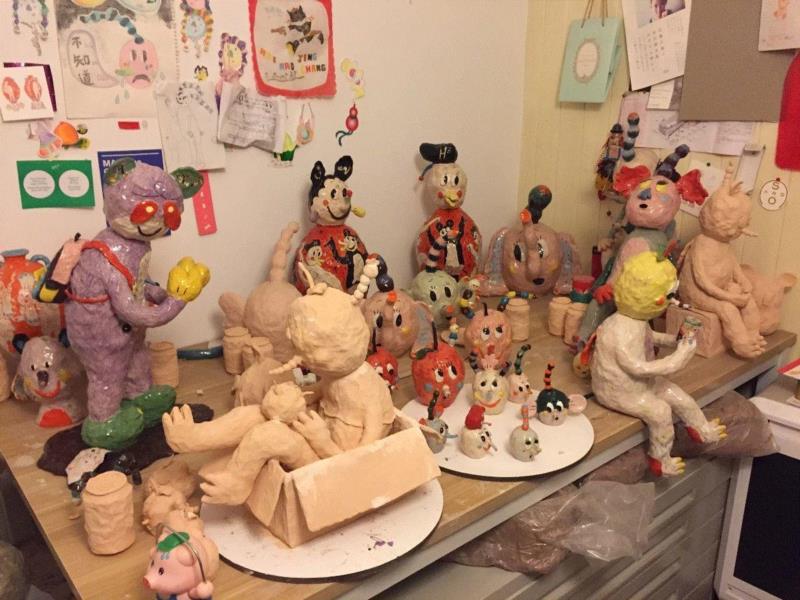 潘望舒工作室,潘望舒｜“菠萝，霸王龙，鳄鱼，小猫”