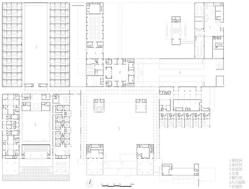 Club 区总平面图,上海养云安缦 / Kerry Hill Architects + 华建集团华东建筑设计研究总院