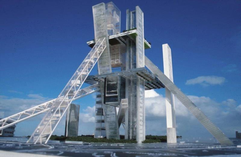 Hyperbuilding. ? Hans Werlemann,OMA 15座未建成摩天楼，被扼杀在摇篮里的异想天开