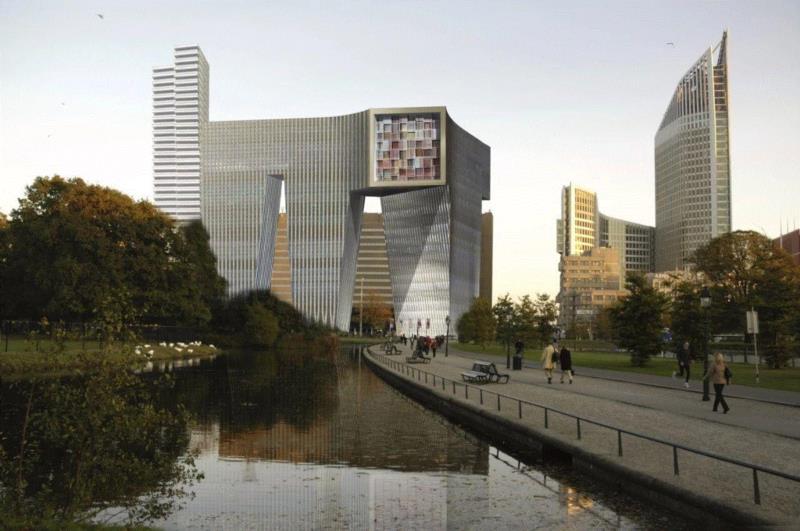 Koningin Julianaplein.,OMA 15座未建成摩天楼，被扼杀在摇篮里的异想天开