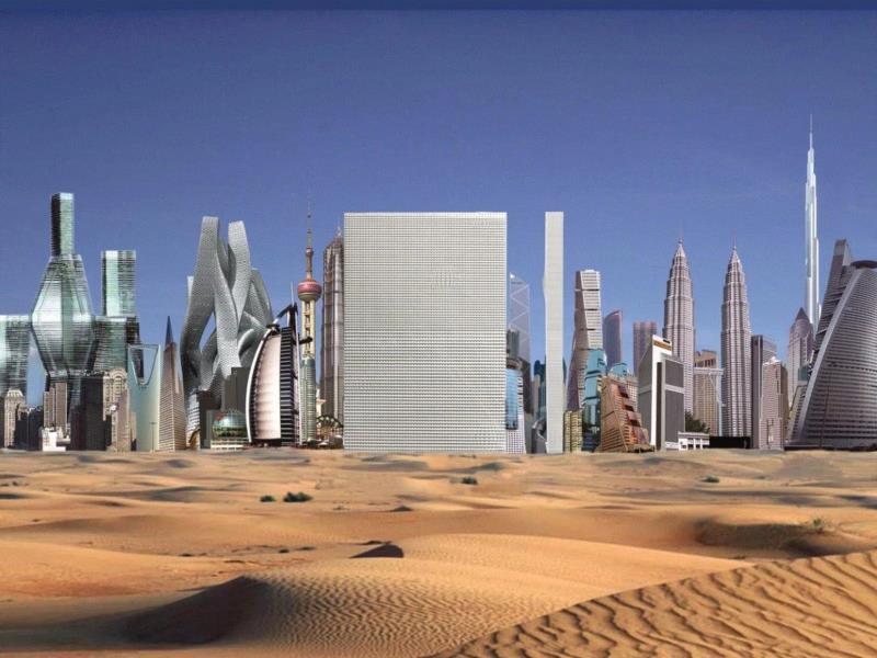 Dubai Renaissance.,OMA 15座未建成摩天楼，被扼杀在摇篮里的异想天开