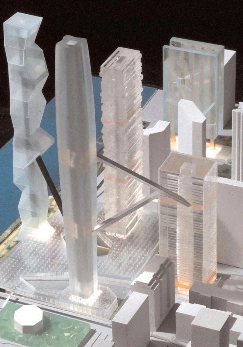 UN City.,OMA 15座未建成摩天楼，被扼杀在摇篮里的异想天开