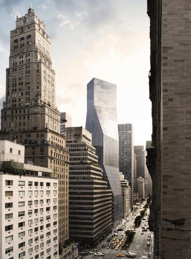 425 Park Avenue.,OMA 15座未建成摩天楼，被扼杀在摇篮里的异想天开