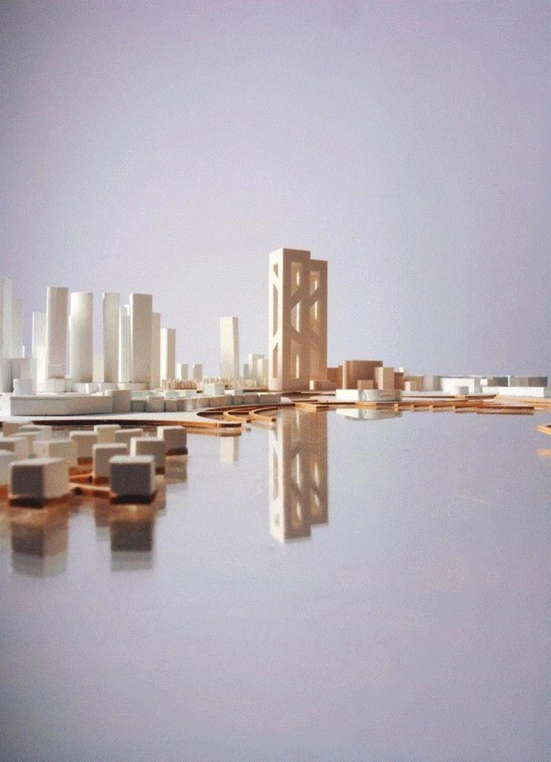 The Twins. ? Frans Parthesius,OMA 15座未建成摩天楼，被扼杀在摇篮里的异想天开