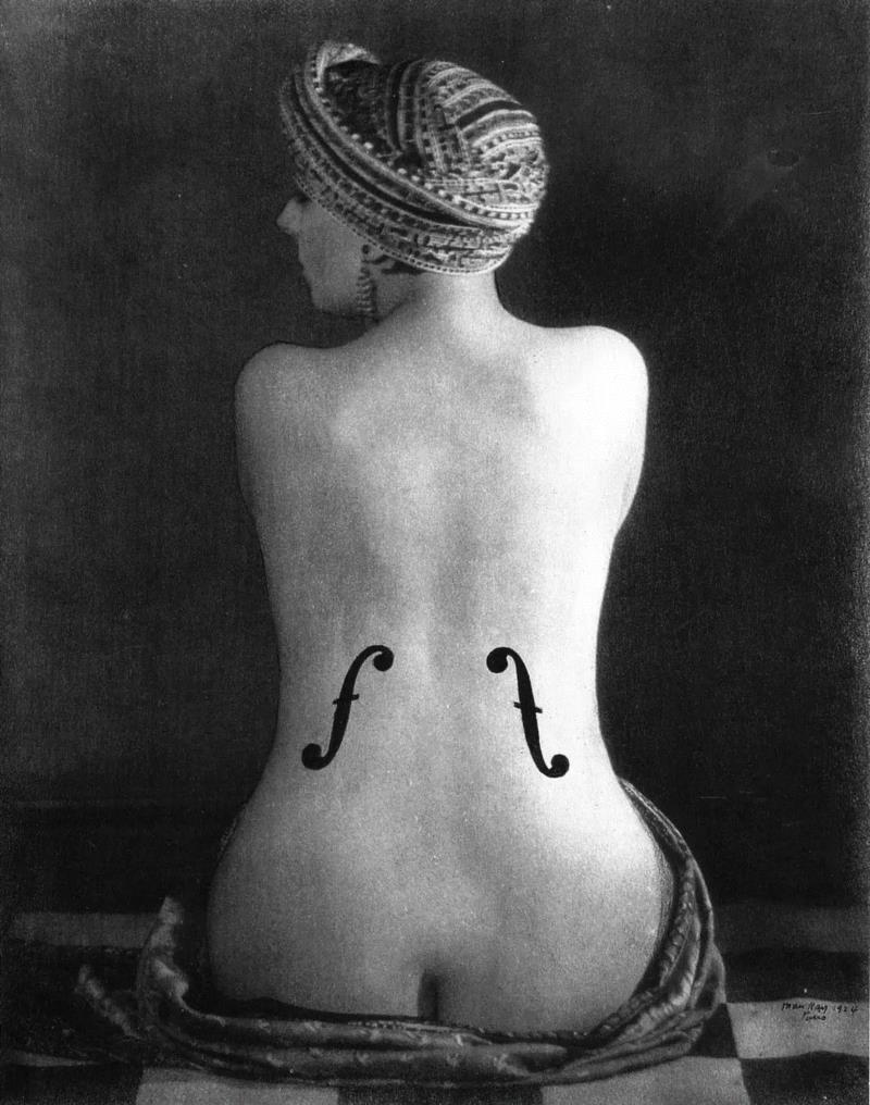 Man Ray：Le Violon d’Ingres (The Violin of Ingres）,