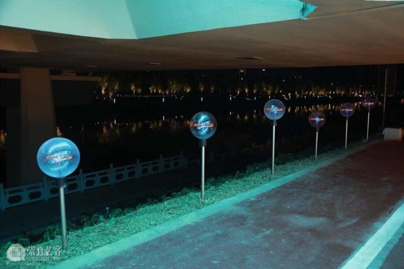 《光之琥珀》曾令香,“光影万象”2018南京江宁区秦淮河国际光影艺术展,南京,光影艺术展,公共艺术