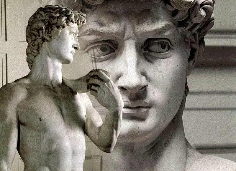 《大卫》局部,这些艺术大咖竟是“同性恋”？