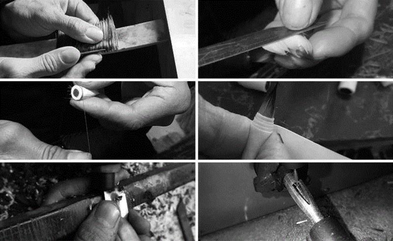 ▲历经浸、拔、垫、齐、梳、择等几十道工序，制作精良。,执笔静书，在浮躁时代做个有气质的人