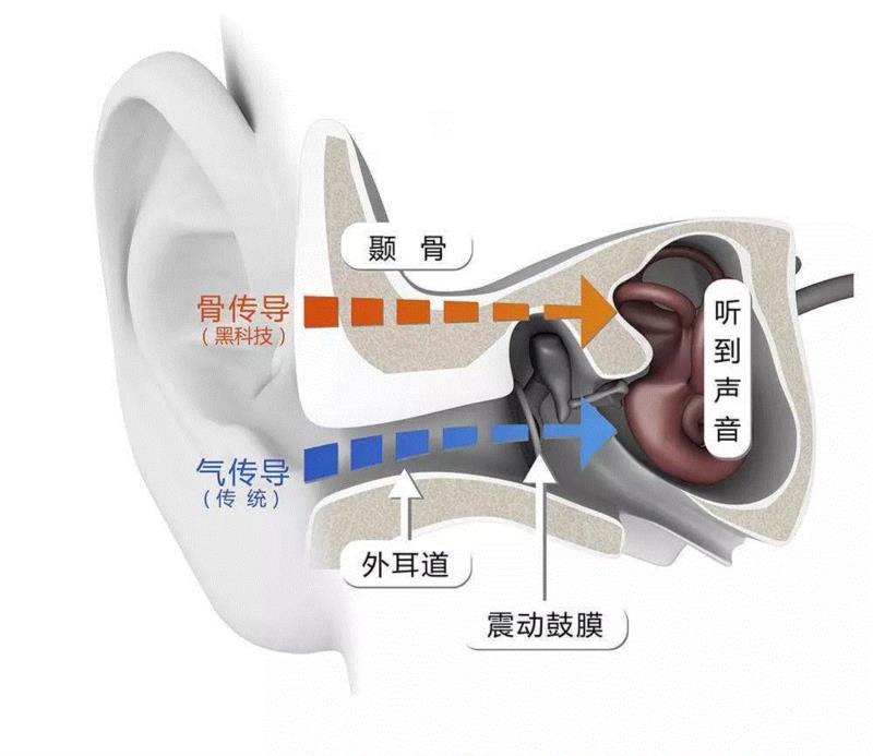 骨传导是什么？,什么？耳机不用塞进耳朵、夹在旁边也能听音乐？！