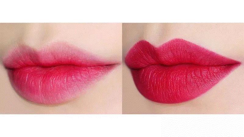 试色来自Instagram,@xoxosay,连续用光四五支,拜托这个口红千万别停产