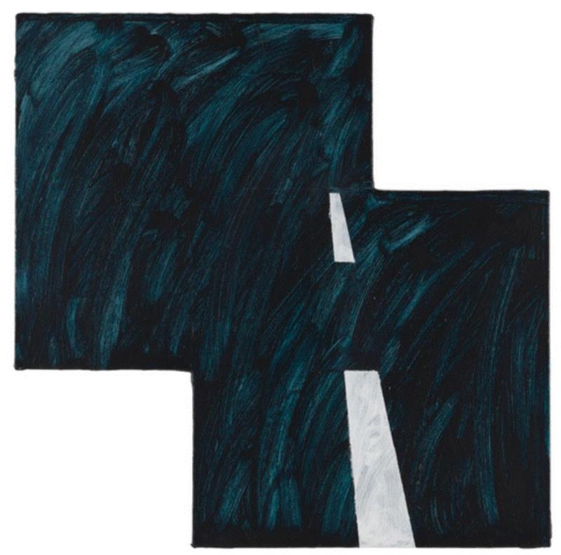 ▲ 玛丽·赫尔曼（Mary Heilmann），《公路游》（Road Trip），2010，油彩 画