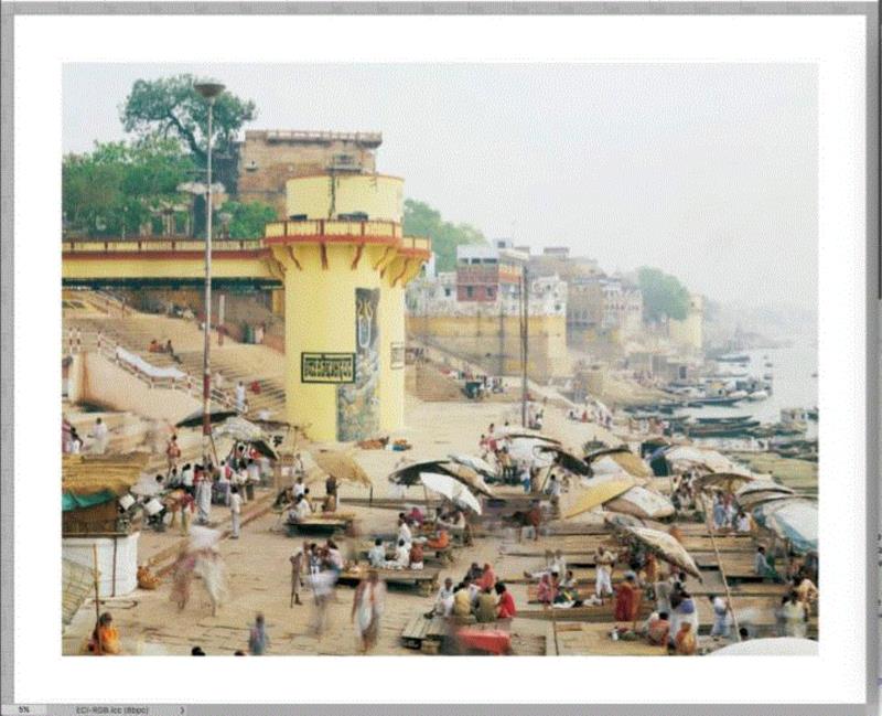 Dashaswamedh Ghat，Varanasi 《恒河天葬》 C-Print 1987,布克哈德访谈录(上) | Hana Iverson 对话 Buckhard von Harder