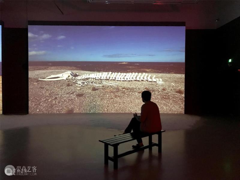 《秘语》2017，由三部影像构成，艺术家尝试通过喇叭与鲸鱼沟通并期待它们回应。,悲伤的极简主义者-克里斯蒂安·波尔坦斯基个展《忆所》开幕｜如何保存人类记忆,影像,上海当代艺术博物馆,装置,克里斯蒂安·波尔坦斯基