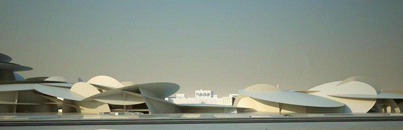 ▲ 卡塔尔国家博物馆(National Museum of Qatar）,卡塔尔珍宝亮相故宫，见证阿勒萨尼家族的「新天方夜谭」