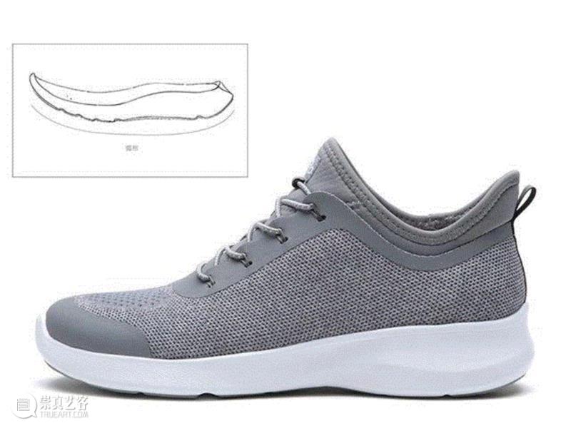 鞋底是一个弧形，鞋头微翘，和人行走时的轨迹高度匹配，这样让脚底与鞋底高度契合，行走时更轻松，也防止绊