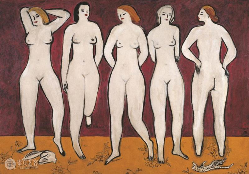 《五裸女》,他一幅画卖1个亿，是中国最后的温柔贵公子