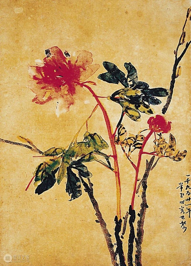 《彩墨牡丹》,他一幅画卖1个亿，是中国最后的温柔贵公子