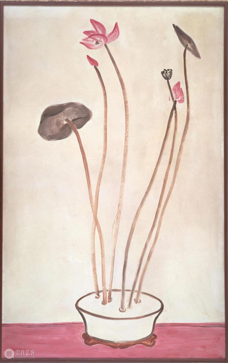 《粉莲盆景》,他一幅画卖1个亿，是中国最后的温柔贵公子