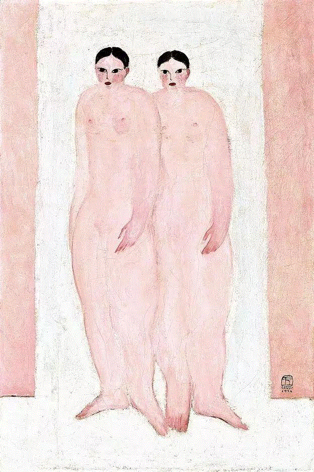 《双裸女》,他一幅画卖1个亿，是中国最后的温柔贵公子