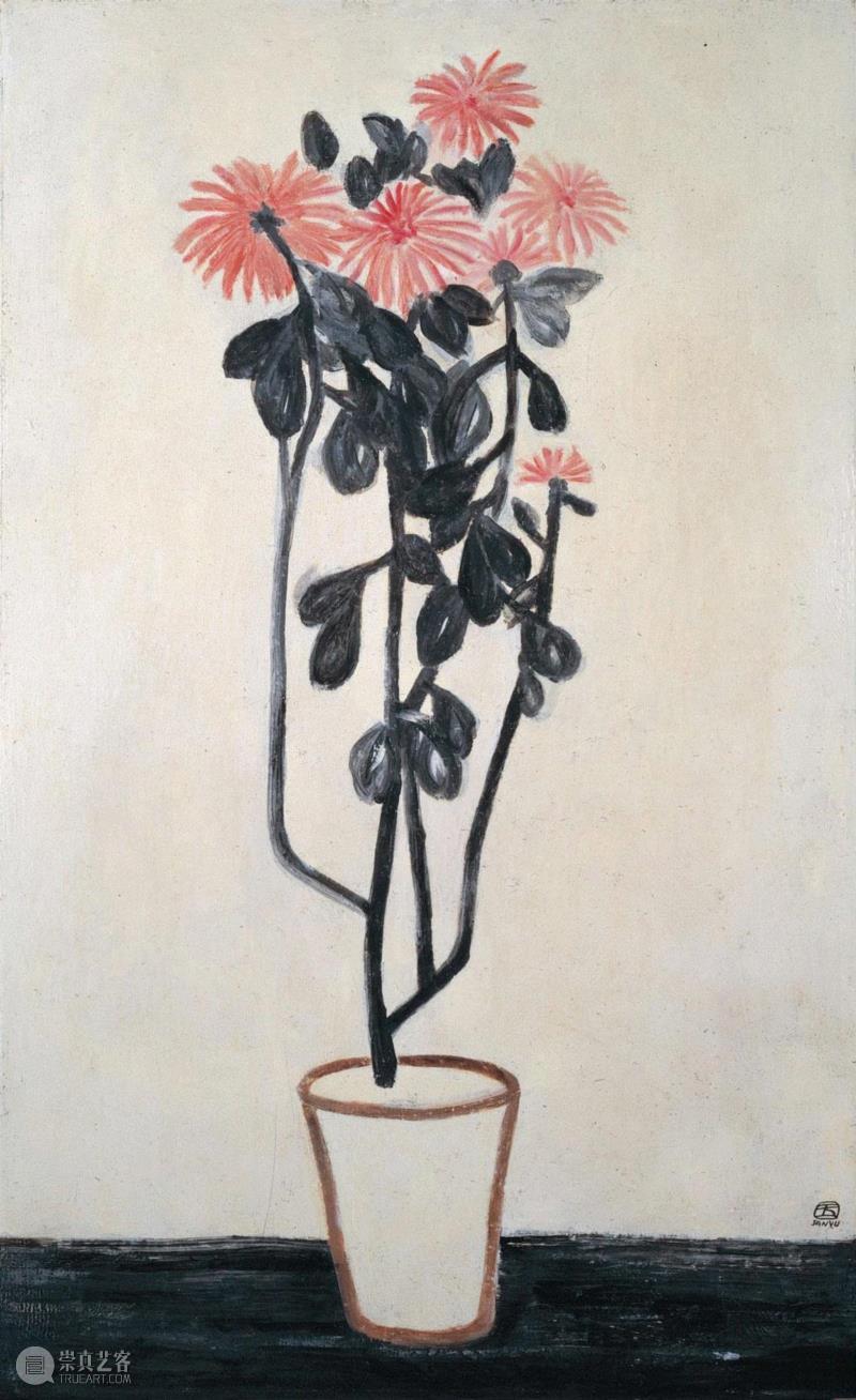 《盆菊》,他一幅画卖1个亿，是中国最后的温柔贵公子