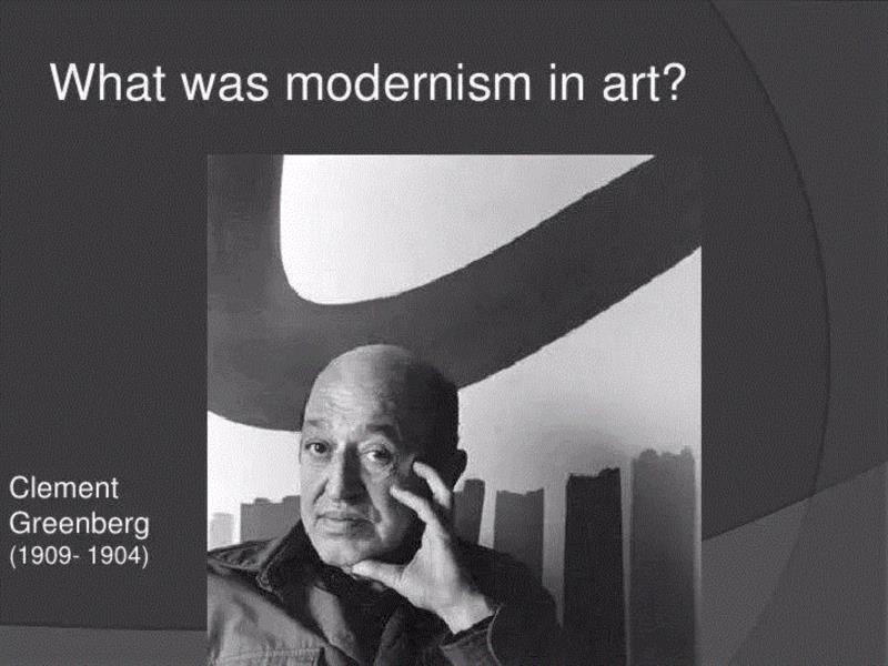 克莱门特·格林伯格（Clement Greenberg, 1909-1994）是20世纪下半叶美国最