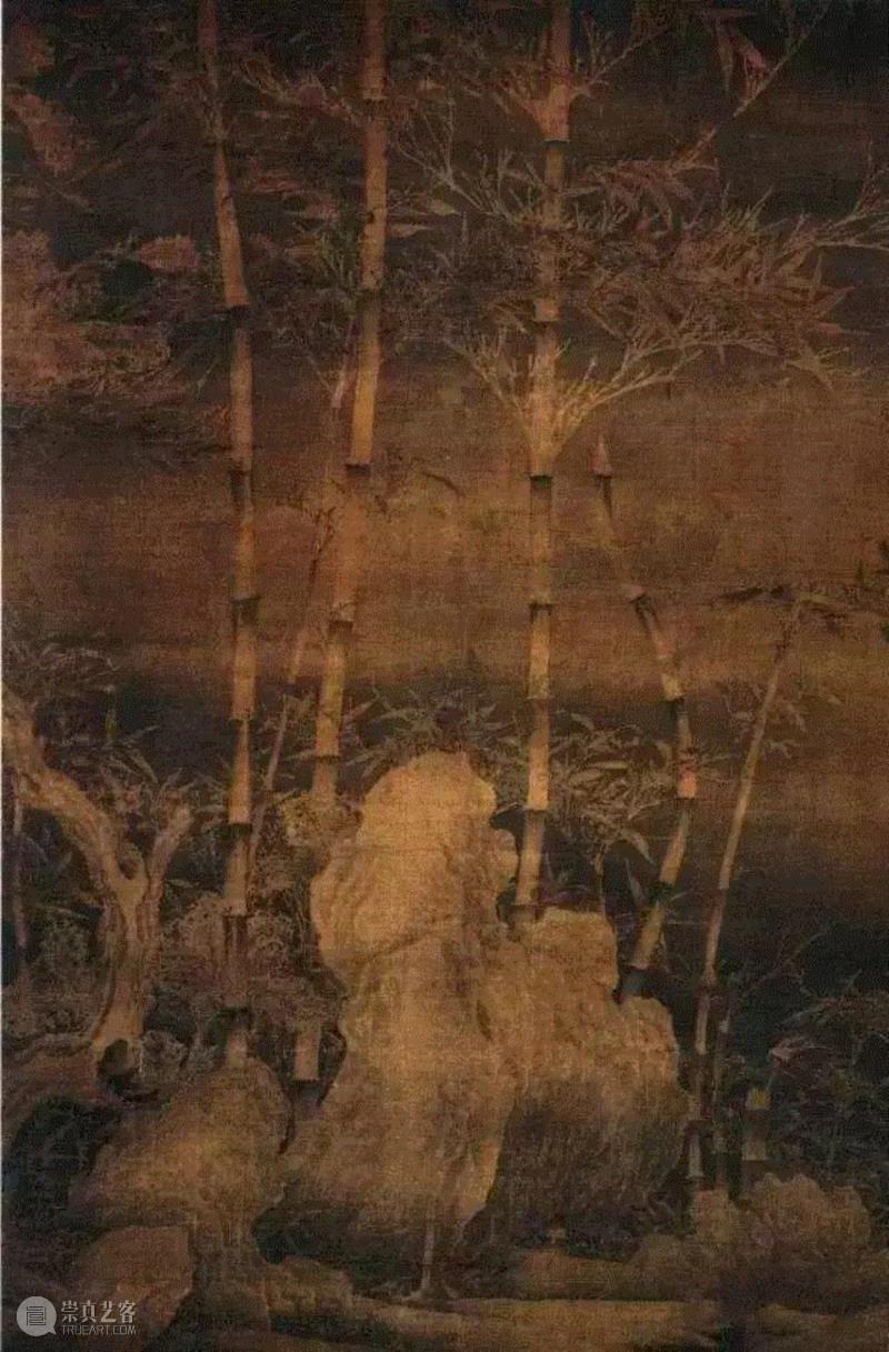 五代·徐熙  《雪竹图》,艺术 ▎没骨画的起源
