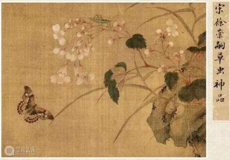 北宋·徐崇嗣  海棠蝴蝶,艺术 ▎没骨画的起源