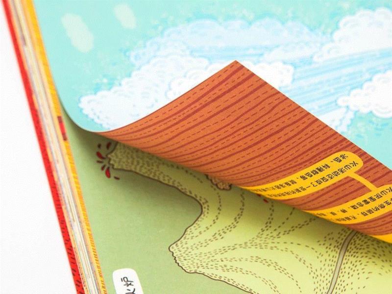 纸质厚实硬挺，有一定抗水性，不易被孩子撕坏（爸爸妈妈要让孩子学会爱惜书本哦）。,问天问大地，问不倒你爹地妈咪