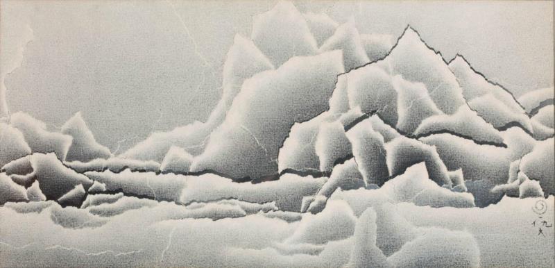 仇德树 裂变-暖雪 Fissuring- Warm Snow ,意在上海展览介绍（3）