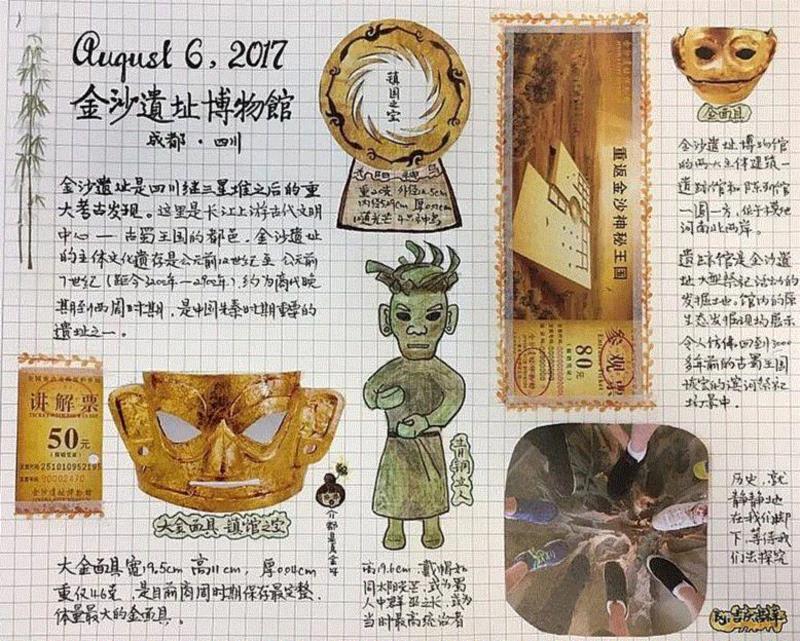 想用手帐记录你的博物馆之旅？你需要它……,博物馆,胶带,绘画,人物,彩铅,本子,课程,技巧,误区,排版