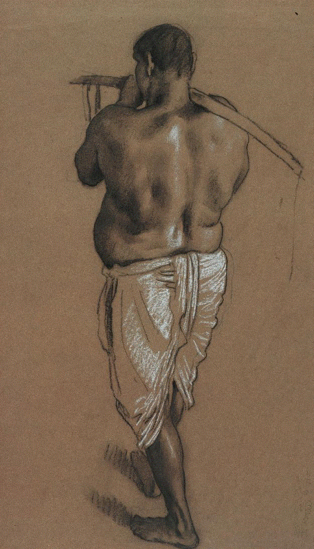 两个版本的《愚公移山》首次并列展出 | 悲鸿生命——徐悲鸿艺术大展,愚公移山,悲鸿生命,徐悲鸿艺术大展,版本,徐悲鸿,印度,中央美术学院,徐悲鸿纪念馆,国画,厨师