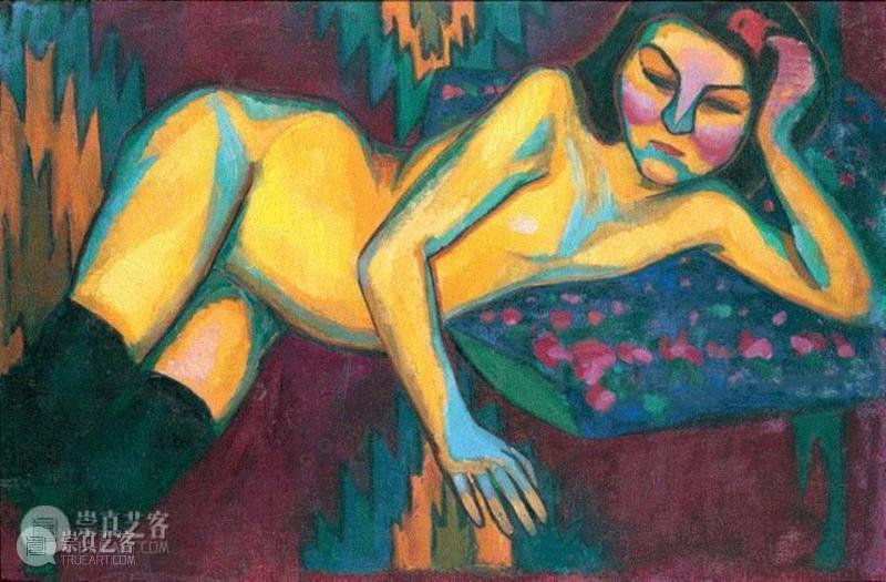 索尼娅?德劳内创作的人物《黄色裸女》,让她蜚声时尚界的“彩绘拼贴织物”,灵感却源于一块拼布婴儿床单,二月