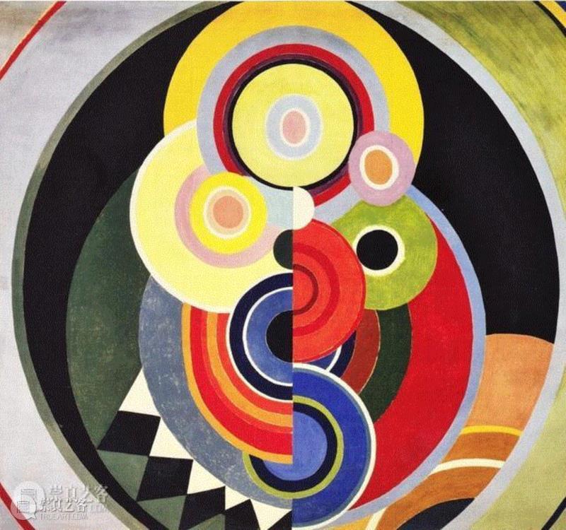 索尼娅·德劳内 Sonia Delaunay - Rhythm, mural painting fo