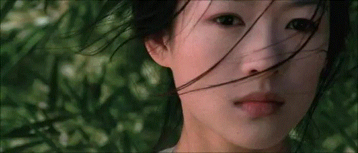 △电影《英雄》中的章子怡,张艺谋镜头下的女人：至纯的爱与极野的“色 ”,张艺谋,电影,巩俐,章子怡,倪妮,冬雨,张曼玉,英雄,女性,金陵