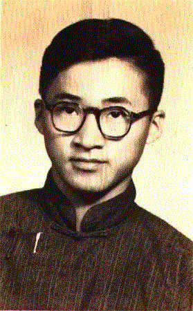 △1955年，就读台大时期的李敖,李敖：我早已为自己写好了挽歌,李敖,挽歌,胡因梦,离婚,爱情,台湾,我是谁,李敖他,胡茵,作家