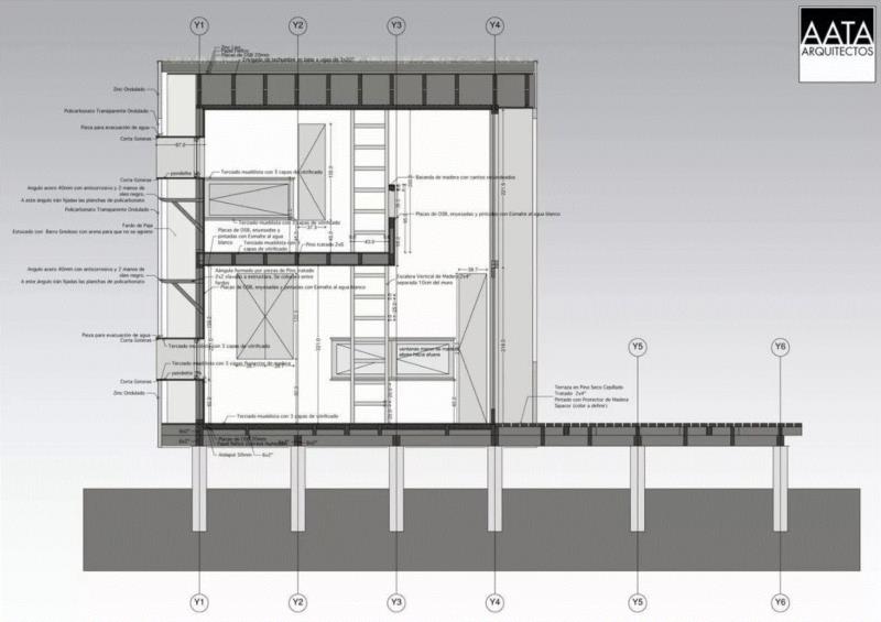 Casa de Invitados / AATA Asociados,21张木结构建筑施工大样剖面图,学会人人都是‘隈研吾’,木结构,建筑,施工,大样,剖面图,隈研吾,Arquitectos,住宅,AATA,Asociados