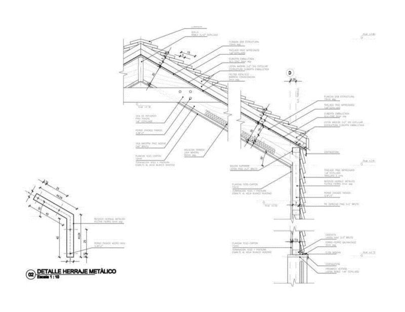 Caba?a Irma Cabezas / Diego Mendoza Valenzuela,21张木结构建筑施工大样剖面图,学会人人都是‘隈研吾’,木结构,建筑,施工,大样,剖面图,隈研吾,Arquitectos,住宅,AATA,Asociados