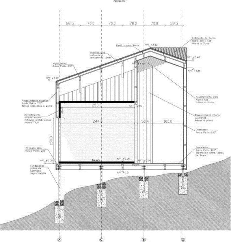 Sauna en Lago Ranco / Panorama,21张木结构建筑施工大样剖面图,学会人人都是‘隈研吾’,木结构,建筑,施工,大样,剖面图,隈研吾,Arquitectos,住宅,AATA,Asociados