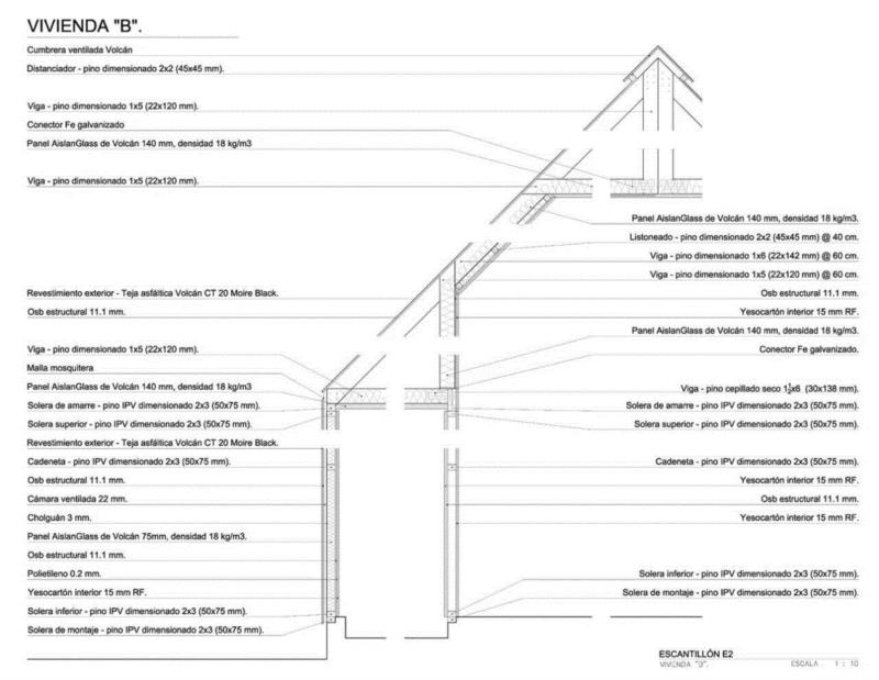 Prototipos de Vivienda Traiguén Arquitectos Centro