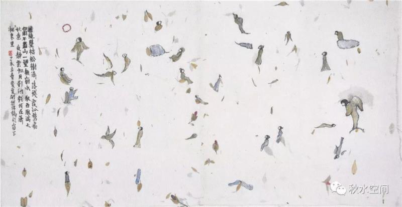 春赋 35×66cm 纸本设色 2016,赵爱华 | 理想国的主人,赵爱华,主人,Exhibition,水墨,Museum,邀请展,绘画,China,Artists,Liu