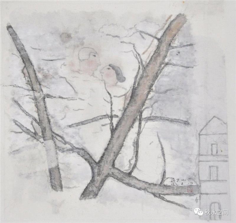 逍遥游之八 44×45.5cm 纸本设色