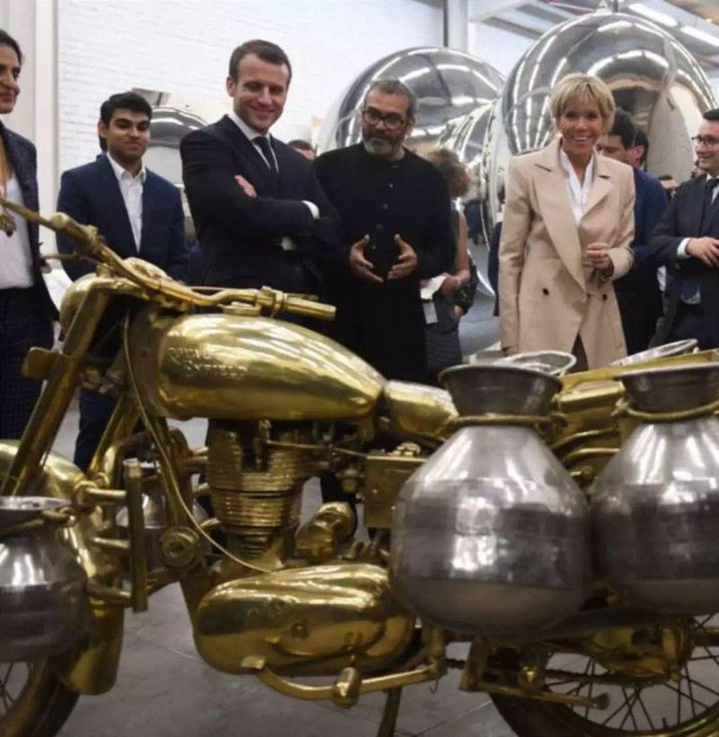 法国总统到访著名印度艺术家苏伯德·古普塔工作室,法国总统,印度艺术家,苏伯德·古普塔,工作室,Museum,苏伯德,India,古普塔,Korea,ARARIO