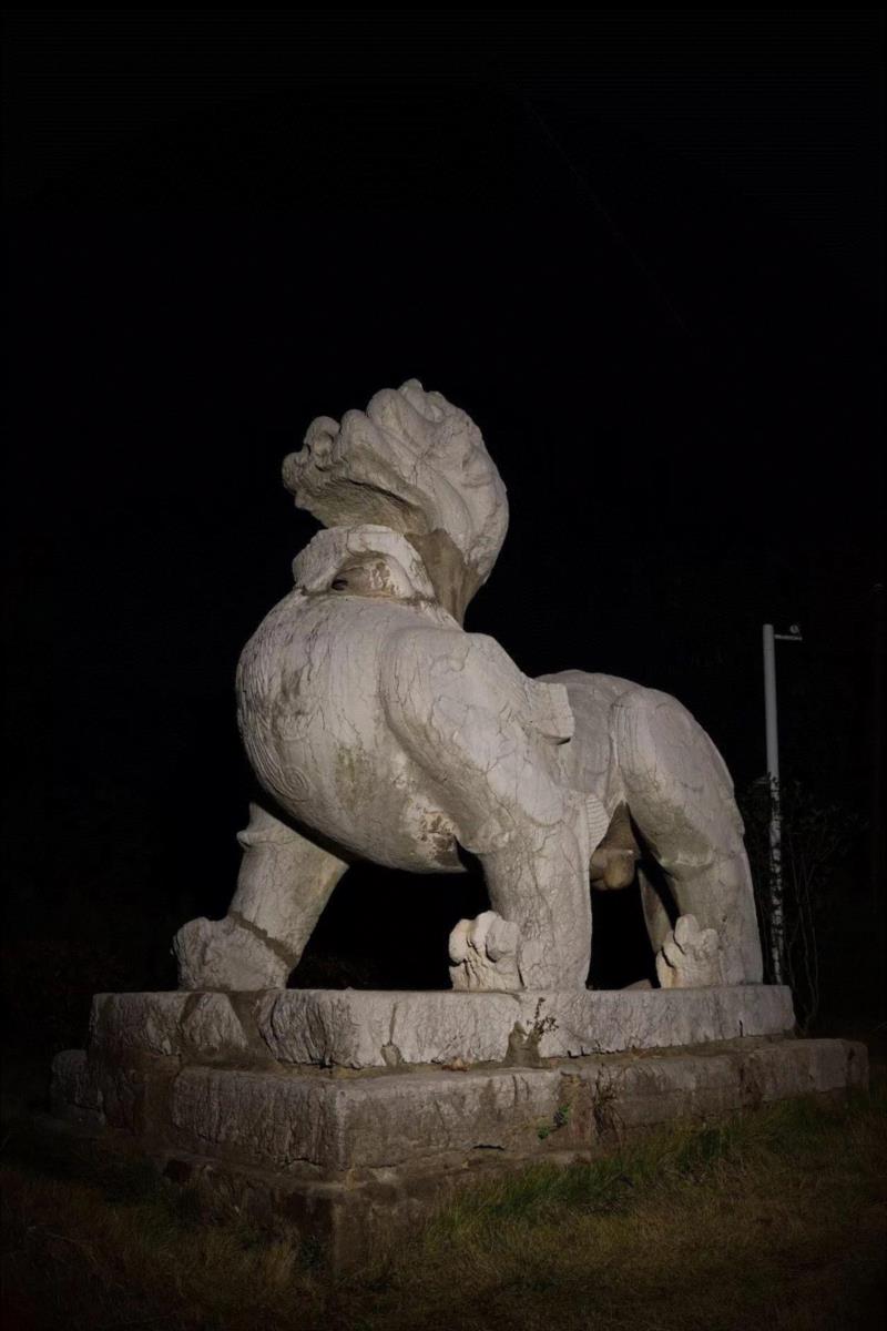 夜访六朝,六朝,石刻,神道,石柱,石碑,麒麟,南京,太子,梁武,将军