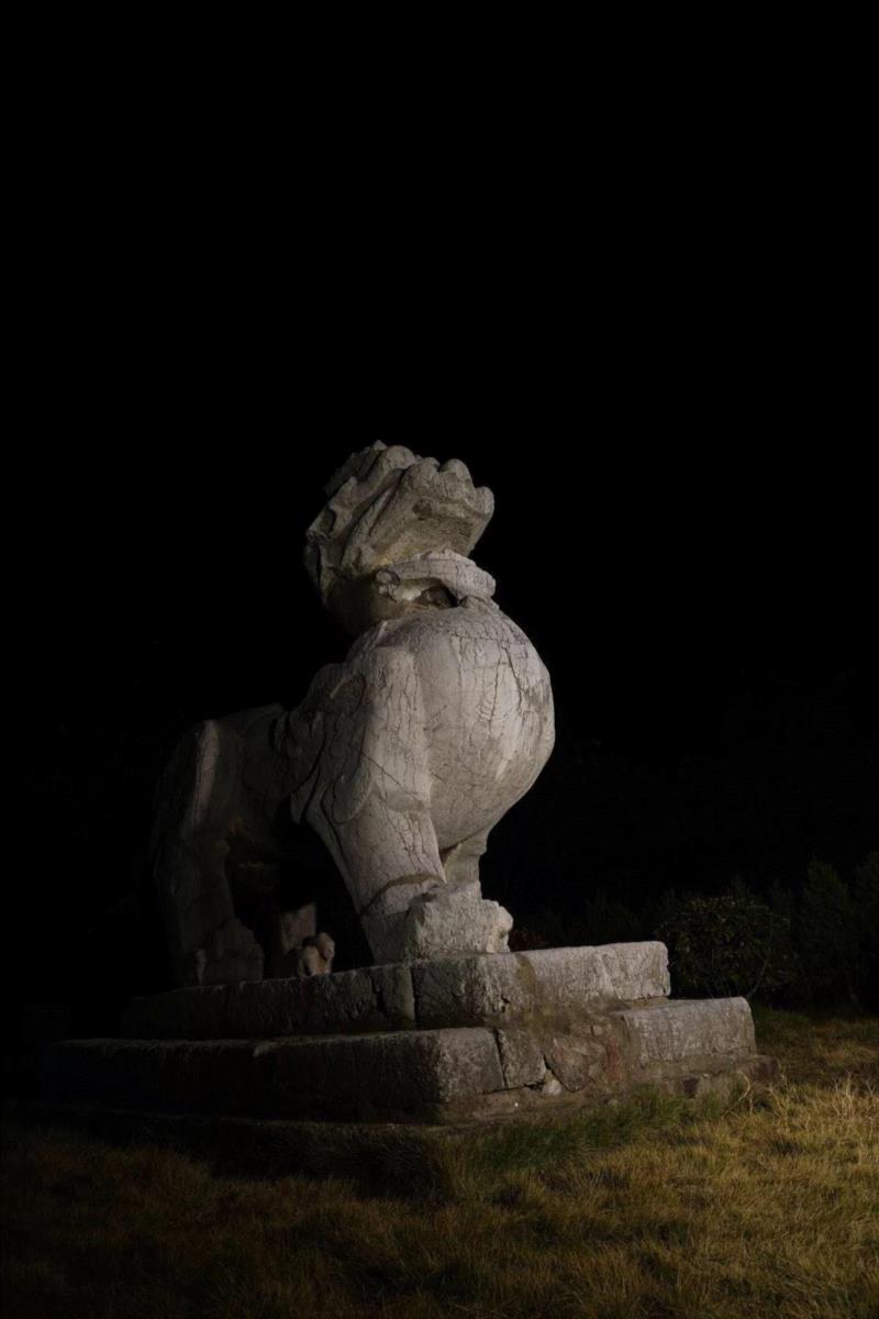 夜访六朝,六朝,石刻,神道,石柱,石碑,麒麟,南京,太子,梁武,将军