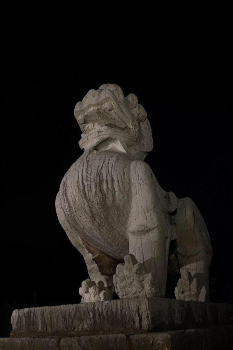 夜访六朝,六朝,石刻,神道,石柱,石碑,麒麟,南京,太子,梁武,将军