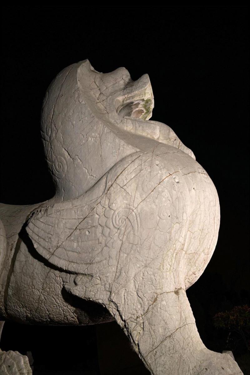 夜访六朝,六朝,石刻,神道,石柱,石碑,麒麟,南京,太子,梁武,将军